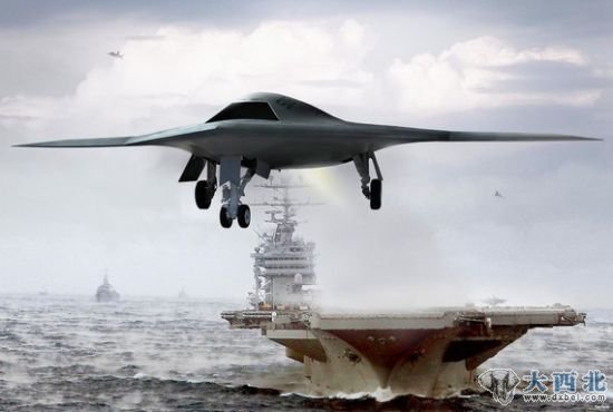 资料图:美海军X-47B参加未来海战模拟图