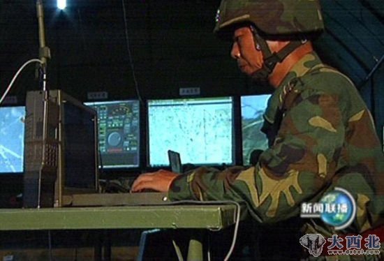 资料图:解放军部队的作战指挥系统的截图。