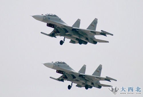 资料图:中国海航苏30战机