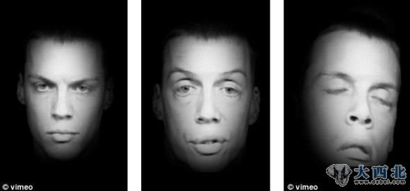 这组模拟面部图片展示了乘客从意识清醒(左)到昏昏欲睡(中)再到死亡(右)的全过程。如果乘坐乌伯纳斯设计的安乐死过山车,他们将出现大脑缺氧 这组模拟面部图片展示了乘客从意识清醒(左)到昏昏欲睡(中)再到死亡(右)的全过程。如果乘坐乌伯纳斯设计的安乐死过山车,他们将出现大脑缺氧