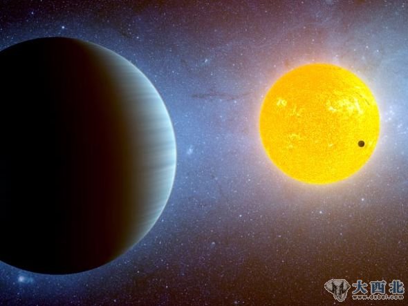 开普勒-10行星系统示意图,其中包含有两颗系外行星 开普勒-10行星系统示意图,其中包含有两颗系外行星