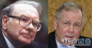 巴菲特(左)和罗杰斯(右)在黄金是否存在泡沫上存在一定的分歧。