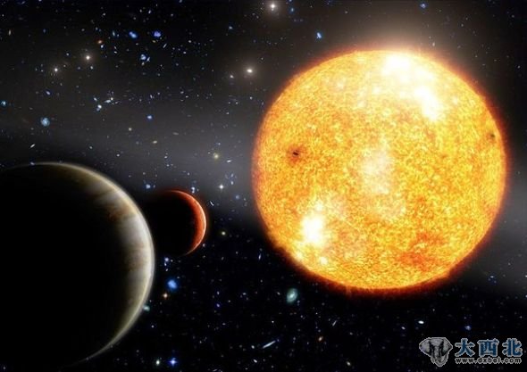 目前已知最古老的行星围绕它们的恒星运行的艺术概念图 目前已知最古老的行星围绕它们的恒星运行的艺术概念图