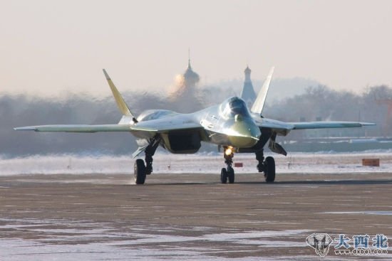 资料图:俄罗斯制造的T-50。