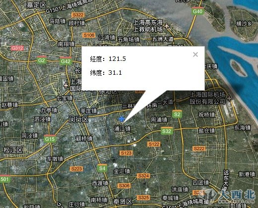 震中位于北纬31.1度,东经121.5度