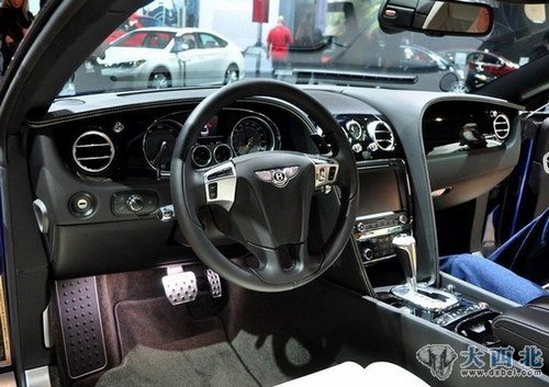 宾利欧陆GT Speed的豪华内饰,内饰皮质多达22种