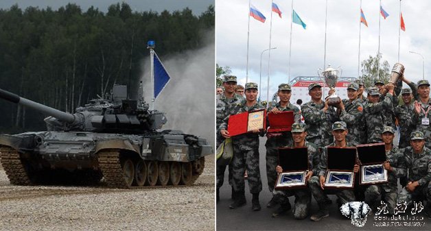 俄罗斯坦克两项竞赛闭幕 中国队获团体第三名