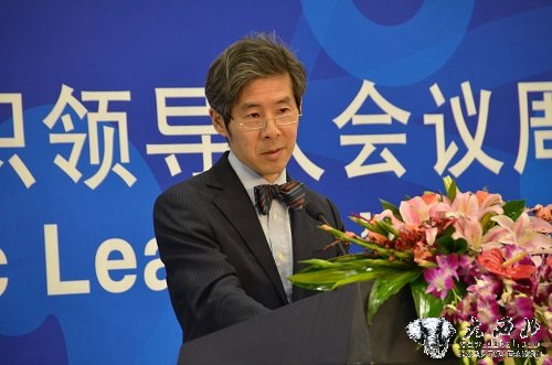 日本APEC代表团在北京国家会议中心举行吹风会