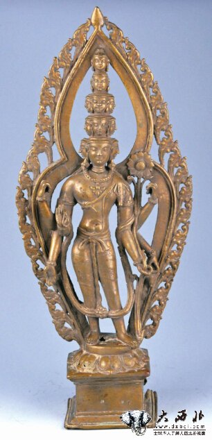 新疆博物馆十一面观音菩萨面面不同 新疆博物馆十一面观音菩萨面面不同