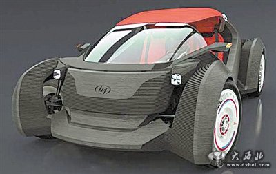 2014年首台3D打印电动汽车问世