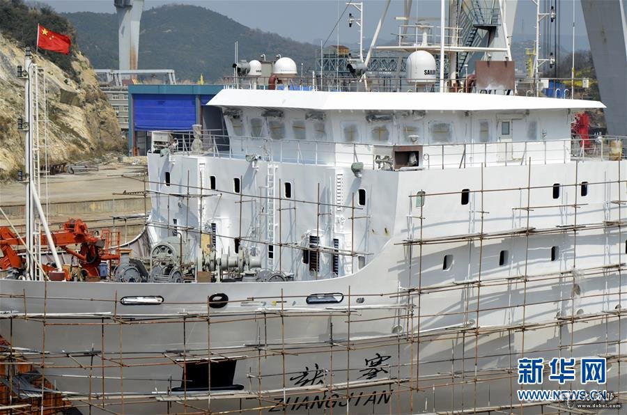 #(科技)(5)万米级载人深渊器科考母船“张謇”号基本完工