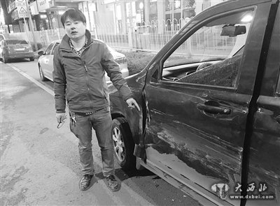 逆行肇事还打人,这辆越野车真嚣张