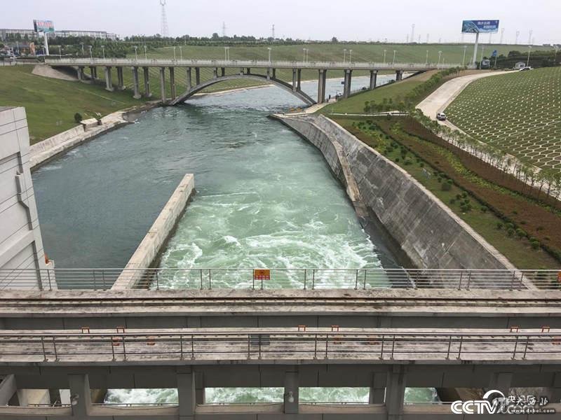 陶岔枢纽工程(摄\记者徐辉)