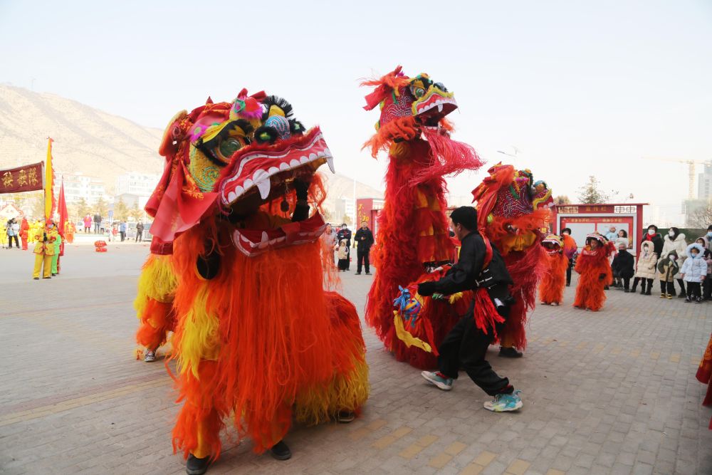 陇原舞狮舞龙迎元宵
